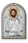 Икона посеребренная